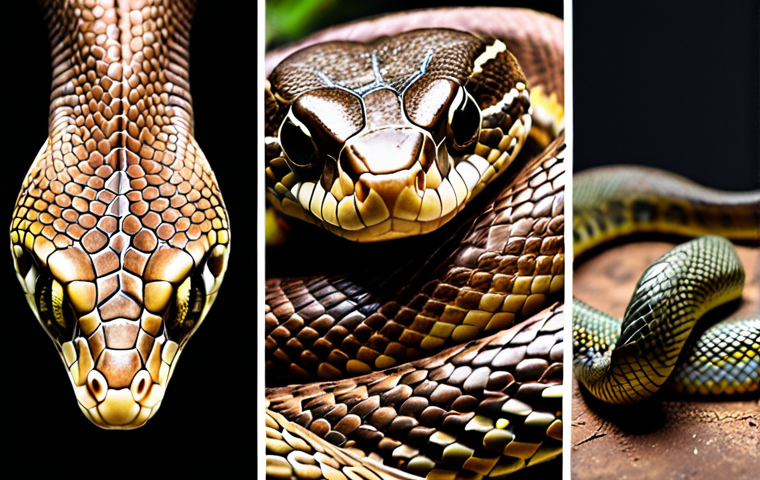 Here are three image prompts based on the provided text, focusing on the fascinating sensory capabilities of snakes and their bio-inspired technological applications: